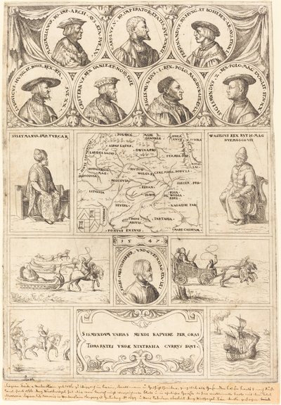 Zygmunt Herberstein, 1548. autorstwa Augustin Hirschvogel