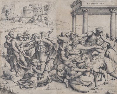 Masakra Niewiniątek, 1545. autorstwa Augustin Hirschvogel