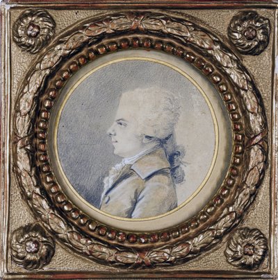 Wolfgang Amadeusz Mozart (1756-1791) autorstwa Augustin de Saint Aubin