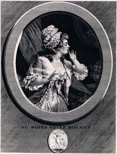 Przynajmniej bądź dyskretny!, 1789 autorstwa Augustin de Saint Aubin