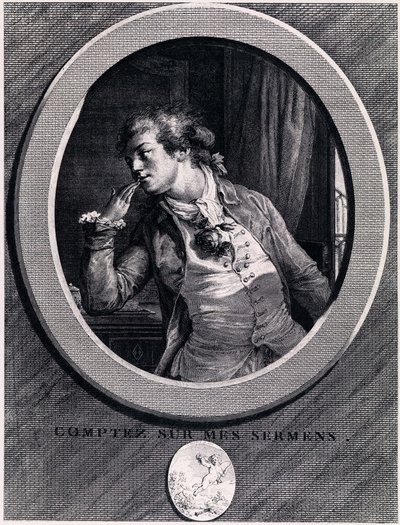 Licz na moje przysięgi!, 1789 autorstwa Augustin de Saint Aubin