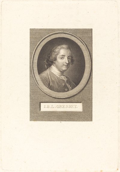 Jean-Baptiste-Louis Gresset autorstwa Augustin de Saint Aubin