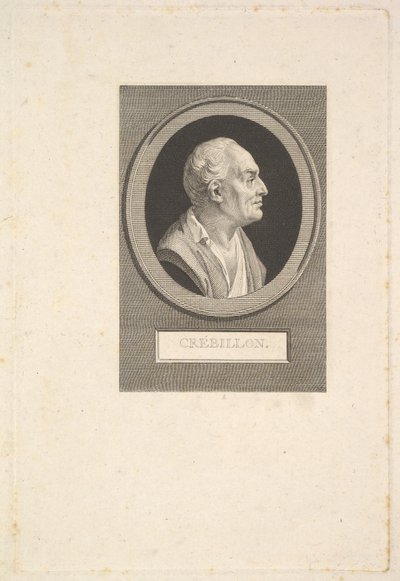 Portret Prospera Jolyota de Crébillon, ca. 1802. autorstwa Augustin de Saint Aubin