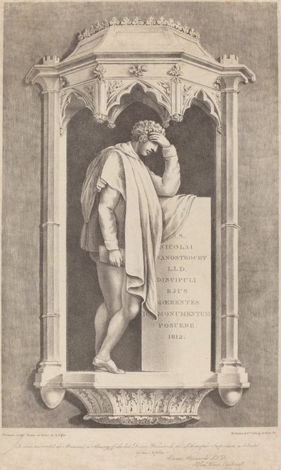 Pomnik Mikołaja Wanostrochta autorstwa Augustine Aglio after John Flaxman
