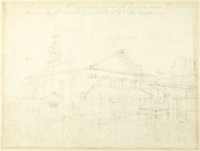 Studium dla Covent Garden Market, Westminster Election, od Microcosm of London autorstwa Augustus Charles Pugin