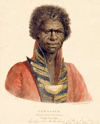 Bungaree Rodowity szef N.S. Walia autorstwa Augustus Earle