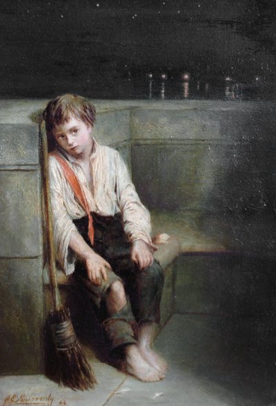 Londyński Jo - koniec dnia autorstwa Augustus Edwin Mulready