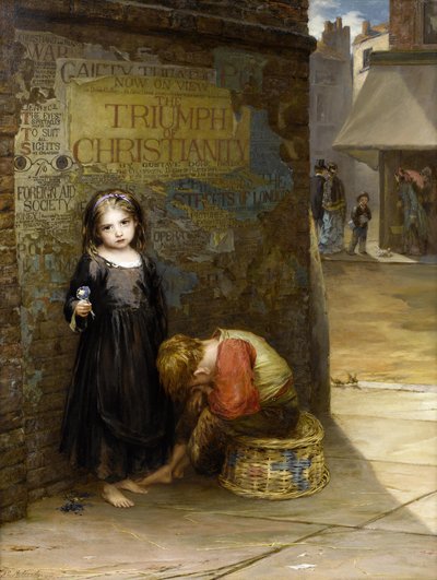Bez opieki autorstwa Augustus Edwin Mulready