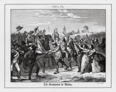 Wkroczenie wojsk francuskich do Moguncji autorstwa Augustus J. Beck