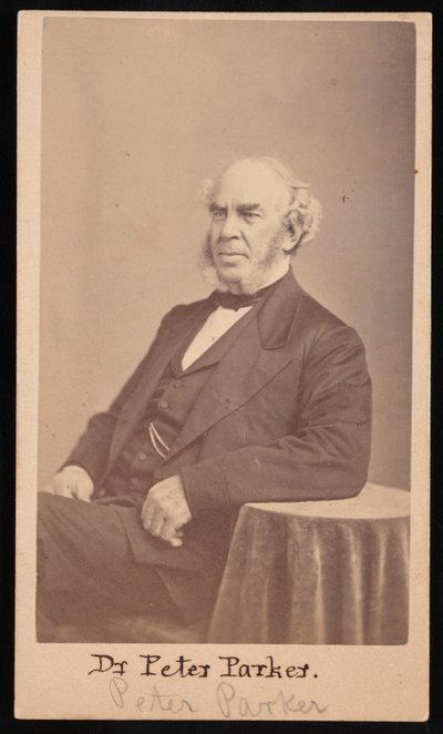 Portret Petera Parkera 1804-1888, 1869. autorstwa Augustus Marshall