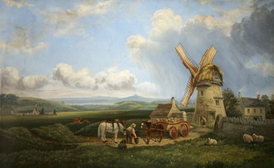 Wiatrak Kearsey, Minchinhampton Common, Gloucestershire autorstwa Augustus Turner