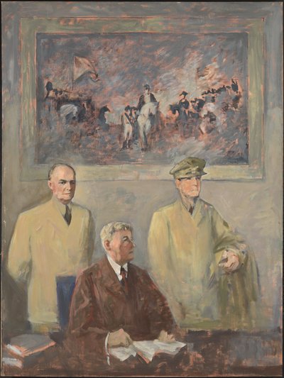Naczelne Dowództwo - Panel Lewy, 1947-1949. autorstwa Augustus Vincent Tack
