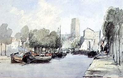 Dordrecht (rysunek) autorstwa Augustus Wall Callcott