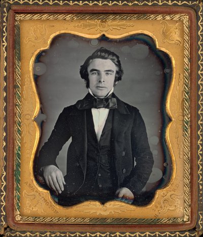 Portret mężczyzny, ok. 1845 (zdjęcie) autorstwa Augustus Washington