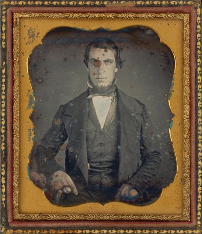 Portret mężczyzny, ok. 1845 (zdjęcie) autorstwa Augustus Washington