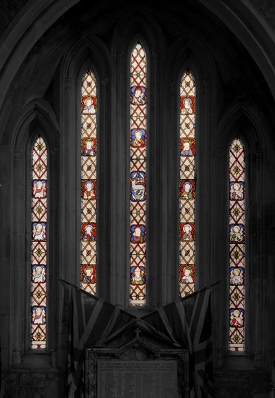 Adoracja Baranka, 1850 (witraż) autorstwa Augustus Welby Northmore Pugin