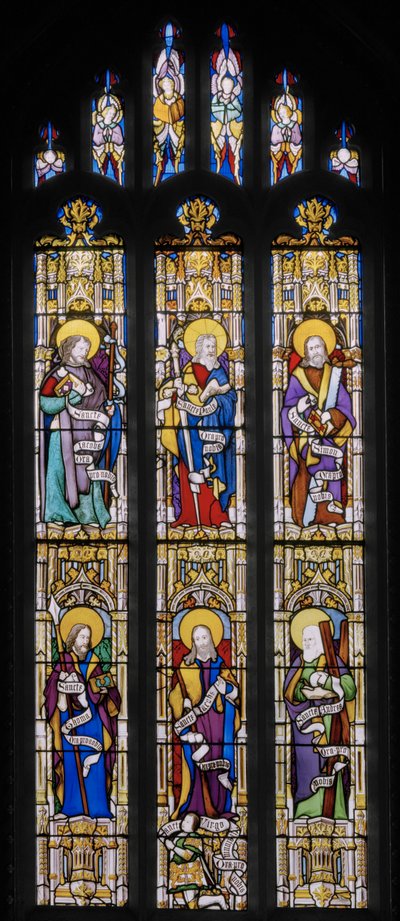 Apostołowie, 1837 (witraże) autorstwa Augustus Welby Northmore Pugin