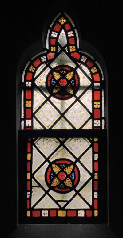 Okno Konfesyjne w Kaplicy Matki Bożej, 1849 (witraż) autorstwa Augustus Welby Northmore Pugin