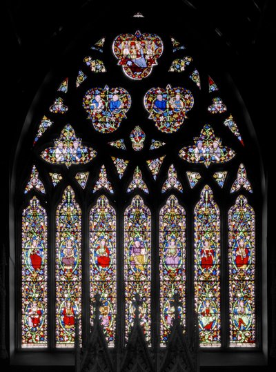 Okno wschodnie z Jesse Tree, ok.1844 (witraż) autorstwa Augustus Welby Northmore Pugin