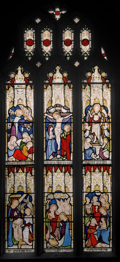 Wydarzenia z życia Chrystusa i Marii Panny, 1851 (witraże) autorstwa Augustus Welby Northmore Pugin