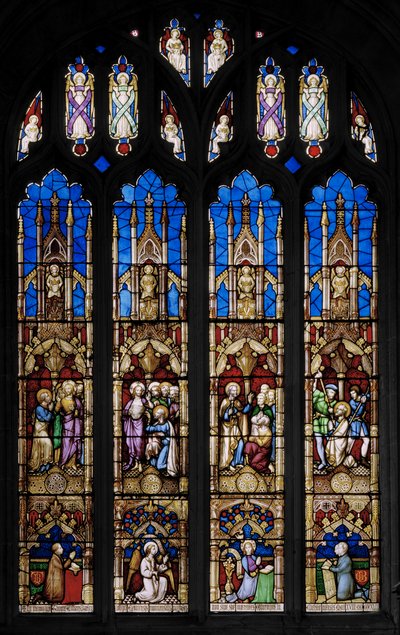 Wydarzenia z życia św. Tomasza Apostoła, ok. 1843 (witraże) autorstwa Augustus Welby Northmore Pugin