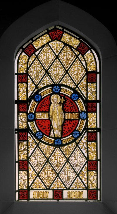Okno Biblioteki, ok.1844 (witraż) autorstwa Augustus Welby Northmore Pugin