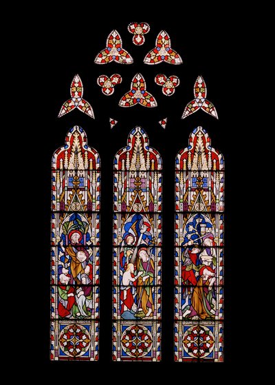 Życie św. Jana Chrzciciela, 1852 (witraże) autorstwa Augustus Welby Northmore Pugin