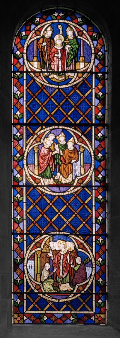 Życie Williama z Yorku, 1848 (witraże) autorstwa Augustus Welby Northmore Pugin