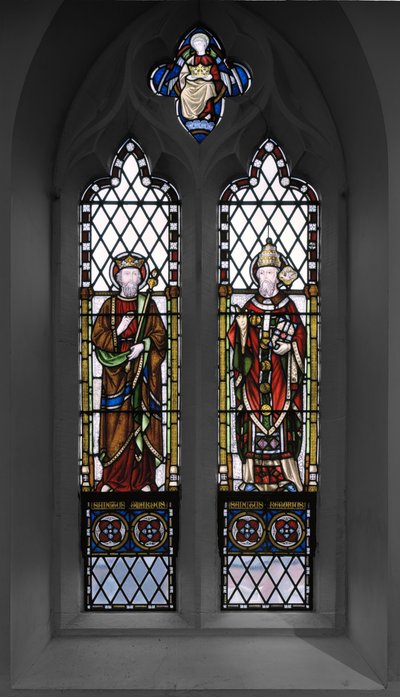 Św. Edward i Św. Grzegorz, 1848 (witraże) autorstwa Augustus Welby Northmore Pugin