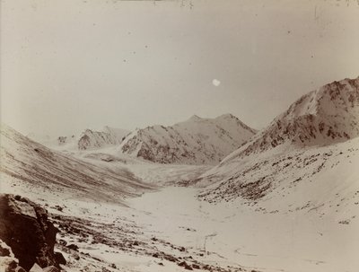 Lodowiec źródłowy Oxus z Wakhjir autorstwa Aurel Stein