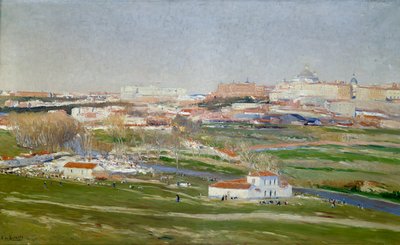 Łąka San Isidro - Aureliano de Beruete autorstwa Aureliano de Beruete
