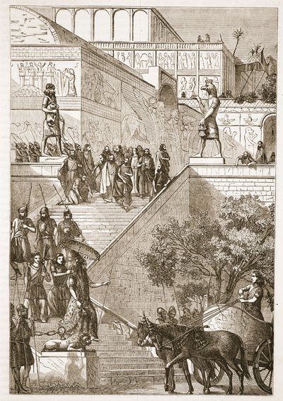Pałac Kouyunjik, odrestaurowany autorstwa Austen Henry Layard
