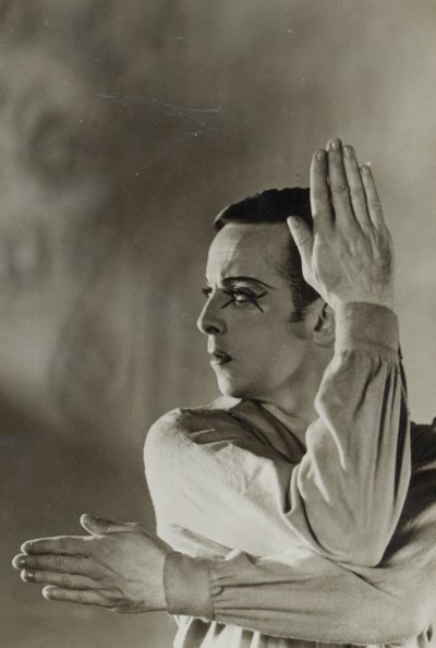 Pocztówka Roberta Helpmanna (1909-86) z Wędrowca 1941 autorstwa Australian Photographer