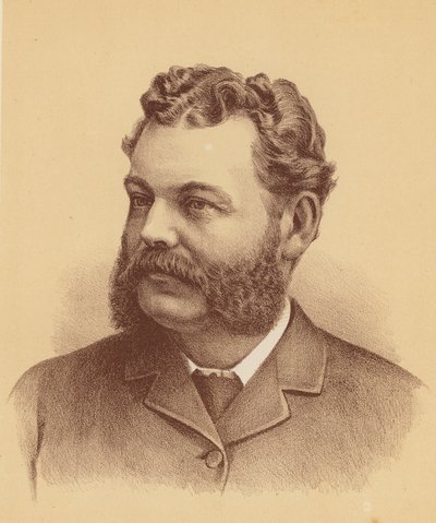 Anthony Hordern, Esquire (kolorowa litografia) autorstwa Australian School
