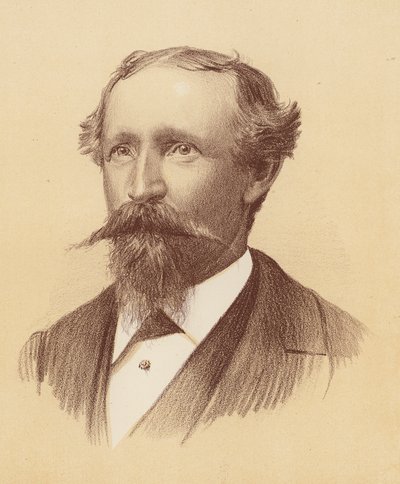 Bernhardt Otto Holtermann (litografia kolorowa) autorstwa Australian School