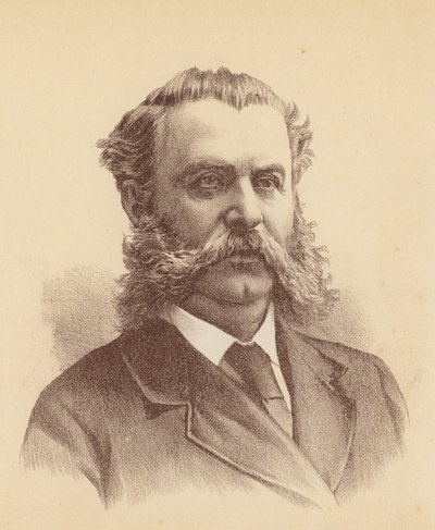 Kapitan Frederic Henry Trouton (kolorowa litografia) autorstwa Australian School
