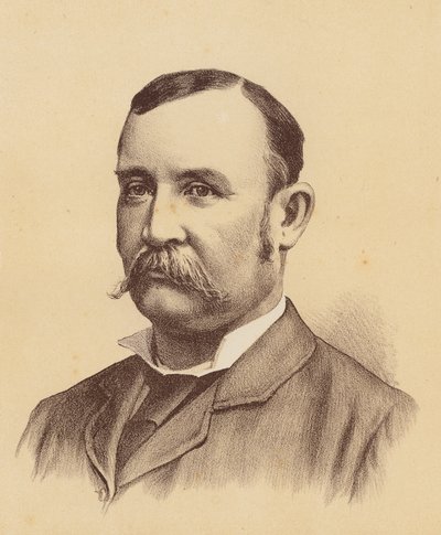 George Cumberlege Loughnan (kolorowa litografia) autorstwa Australian School