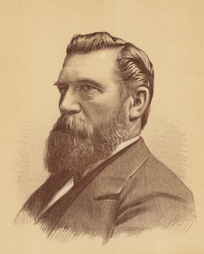 James Rutherford, Esquire (kolorowa litografia) autorstwa Australian School