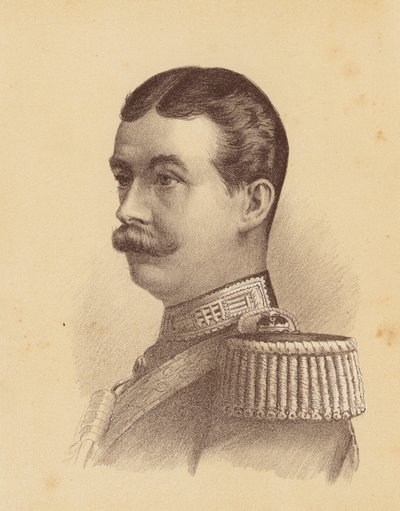 Lord Carrington, gubernator Nowej Południowej Walii (kolorowa litografia) autorstwa Australian School