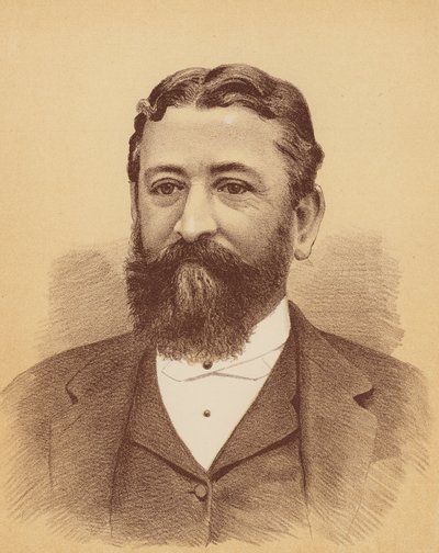 Sydney Burdekin, Esquire (kolorowa litografia) autorstwa Australian School