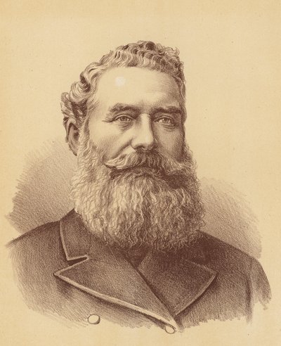 Szanowny James White (kolorowa litografia) autorstwa Australian School
