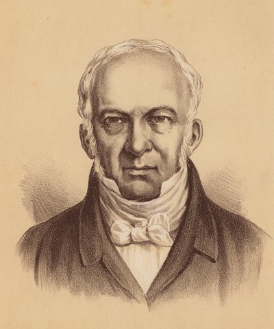William Cox, Esquire (kolorowa litografia) autorstwa Australian School