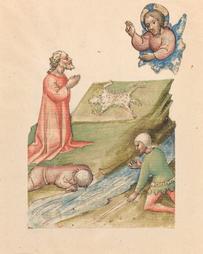 Gedeon i runo, z wyborem armii Gedeona autorstwa Austrian 15th Century