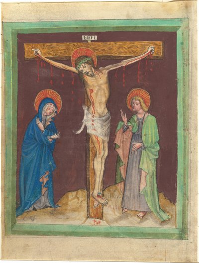 Ukrzyżowanie autorstwa Austrian 15th Century