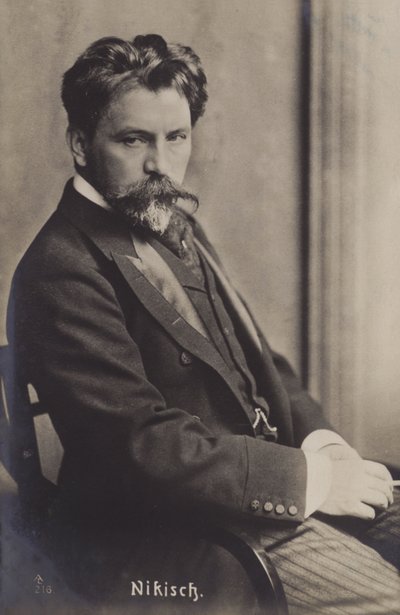Arthur Nikisch, węgierski dyrygent autorstwa Austrian Photographer