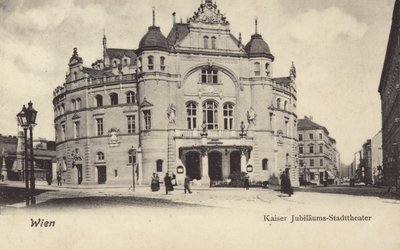 Teatr Miejski z okazji Jubileuszu Cesarzy, Wiedeń autorstwa Austrian Photographer