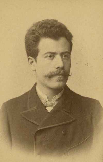 Gustaw Mahler, 1884 r. autorstwa Austrian Photographer