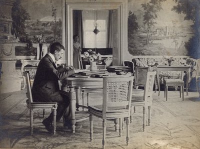Portret Hugo von Hofmannsthal autorstwa Austrian Photographer