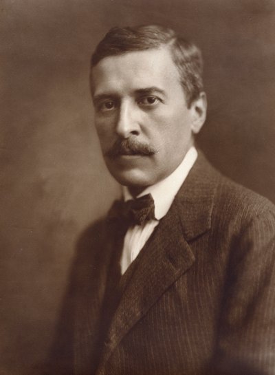 Portret Hugo von Hofmannsthala, ok. 1920-21 autorstwa Austrian Photographer