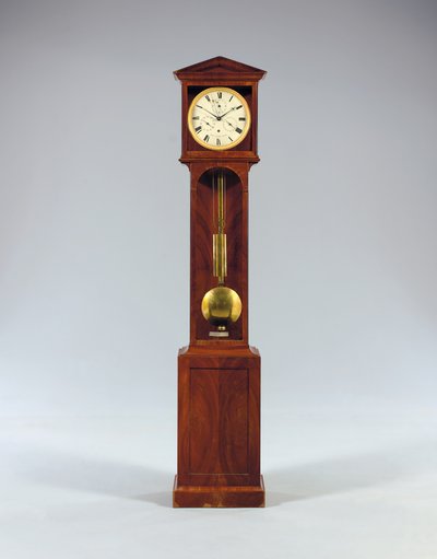 Miesięczny bodenstanduhr z równaniem czasu i pełnym kalendarzem, 1806 autorstwa Austrian School